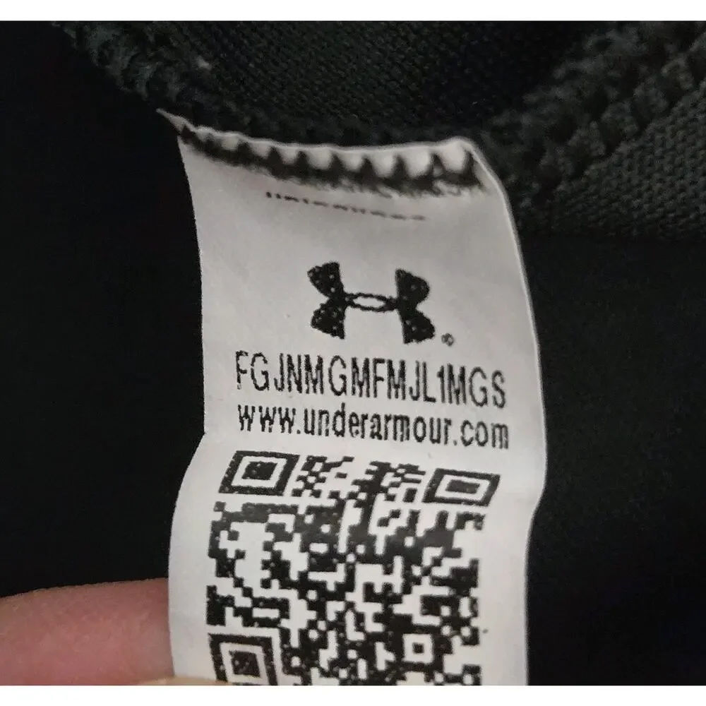 Under‎ Armour UA Heat Gear Tee T-shirt Short Sleeve Youth Medium Black (10-12)